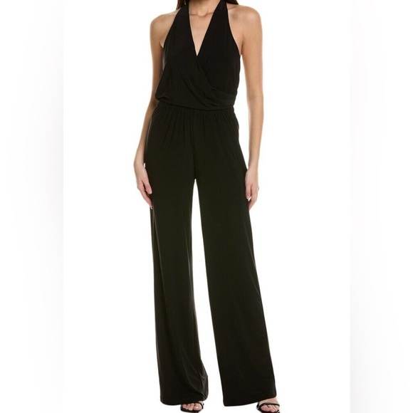 Ramy Brook | Bryan Halter Jumpsuit | Black | Women’s 14 - Picture 1 of 8